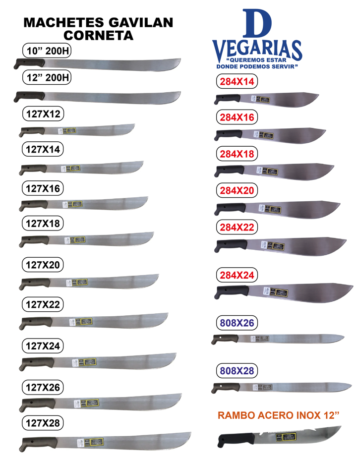 MACHETES GAVILÁN CORNETA